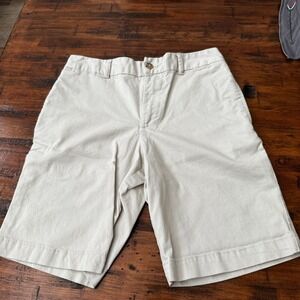 Boys Classic Ralph Lauren Polo Shorts Flat Front‎  9" Inseam Beige